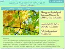 Tablet Screenshot of drkristinlee.com